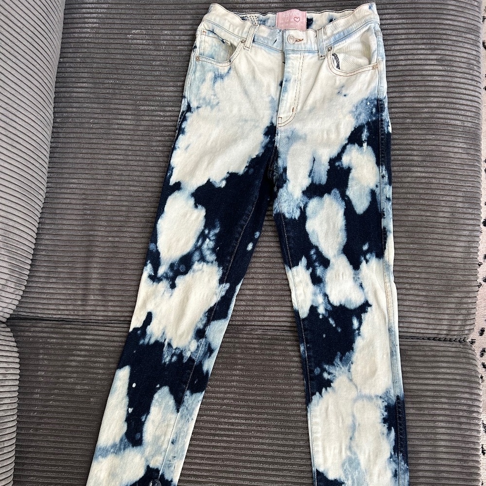 REVICE denim bleach wash jeans